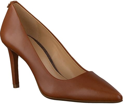 michael kors pumps cognac|Michael Kors heels.